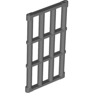 1x4x6 Gittertür / Gitterfenster / Gefängnistür titan