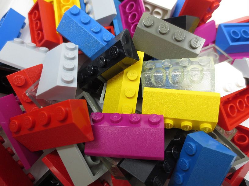 50 LEGO® Dachstein 2x4 in einer tollen Mischung  