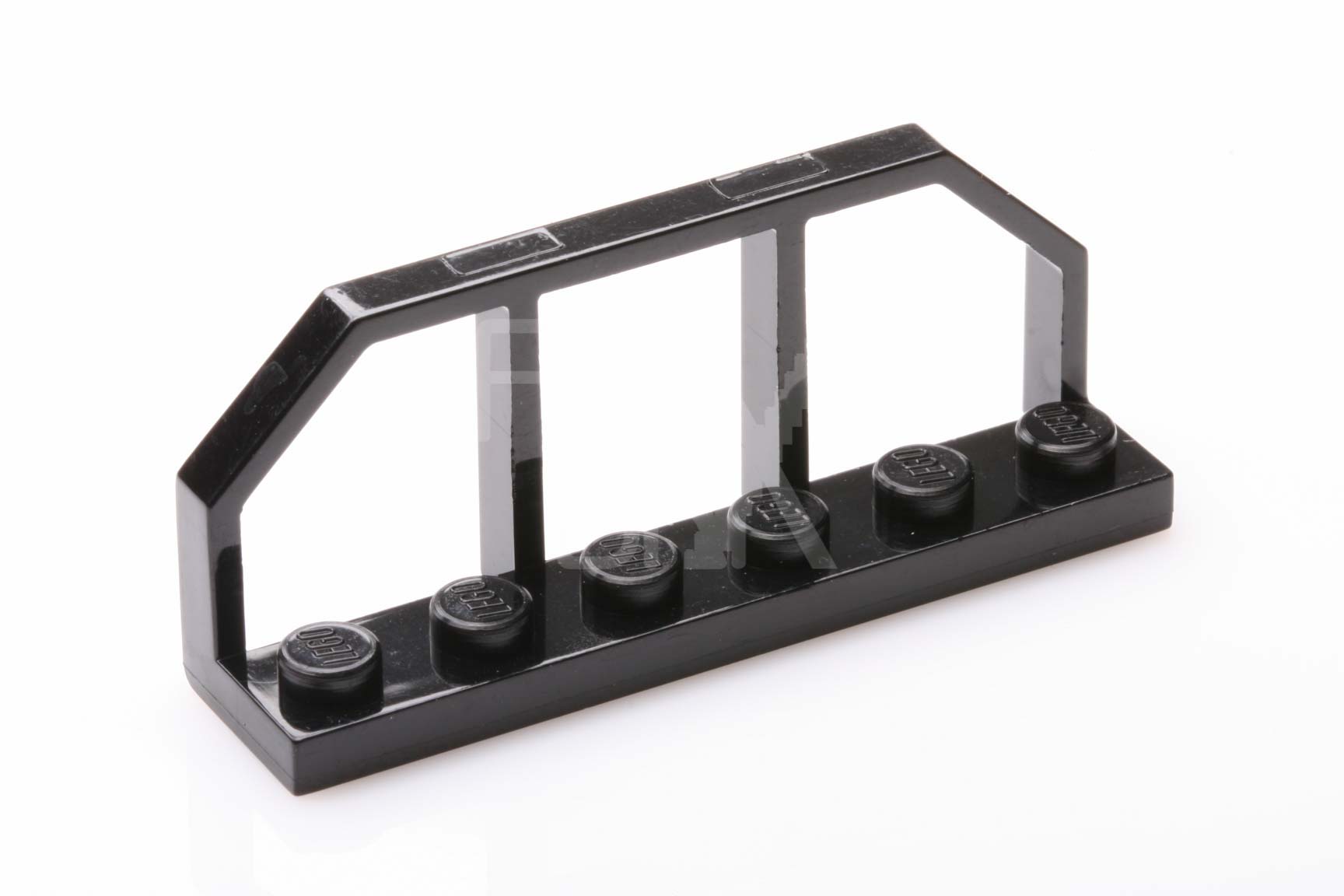 1x6 Zug Wagon Ende / Handlauf schwarz