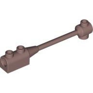 1x8x1  Stange / Stab mit 1x2 Stein sandrot