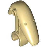 Minifigur Kopf Battle Droid Star Wars beige