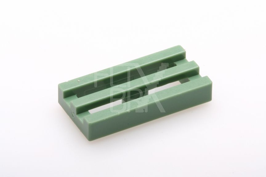 1x2 Gitterfliese Grille sandgrün