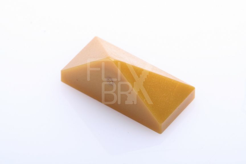 1x2 Dachstein 45° pearl-gold
