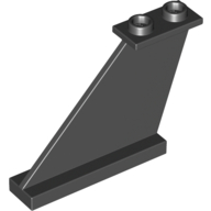 1x4x3 Heckflügel Ruder schwarz