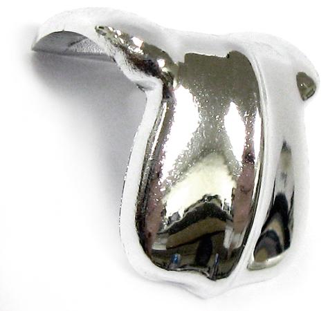 Minifigur Panzerung / Brustpanzer Ritter  chrom-silber