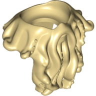 Minifigur Bart Tentakeln Davy Jones poc031 beige