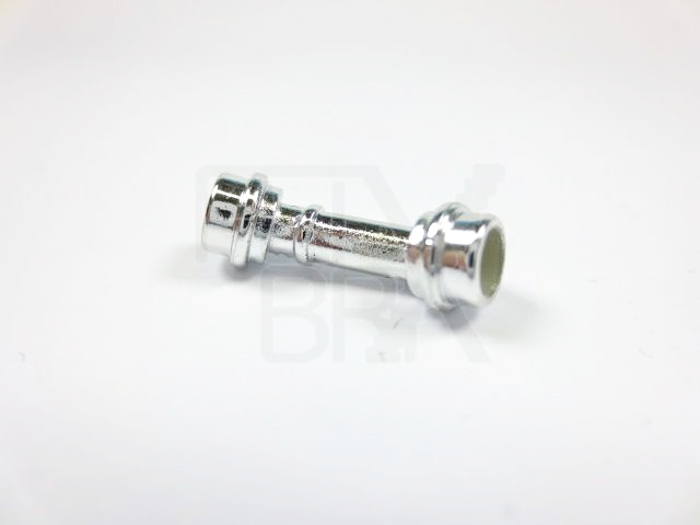 Laserschwertgriff gebogen chrom-silber