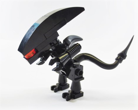 Alien der Film die Figur aus LEGO-Teilen Version 2