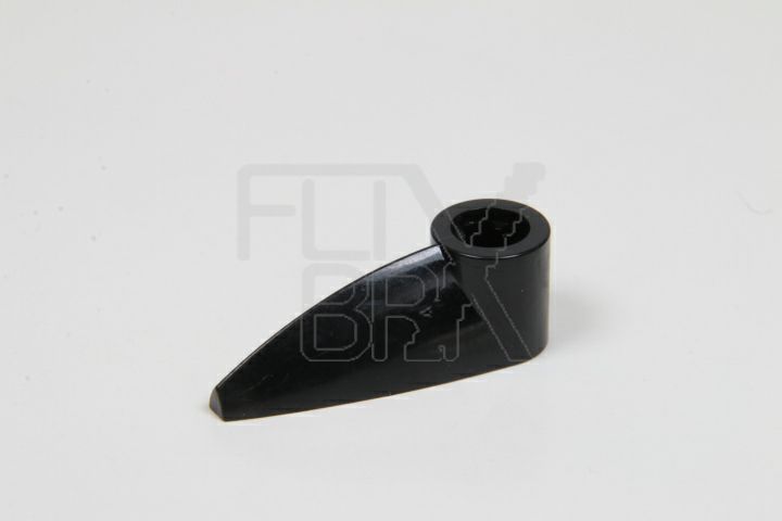 1x3 Bionicle Keil mit Achsenloch schwarz