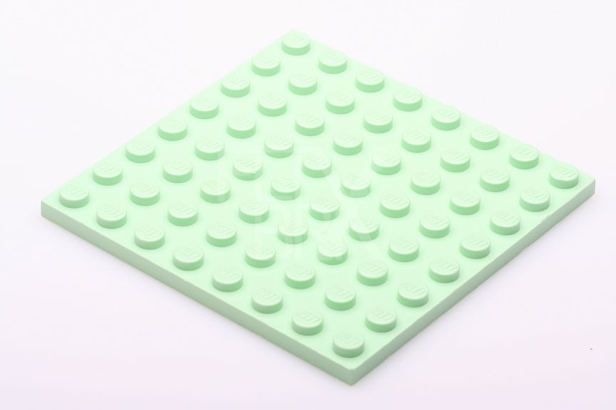 8x8 Platte medium-grün