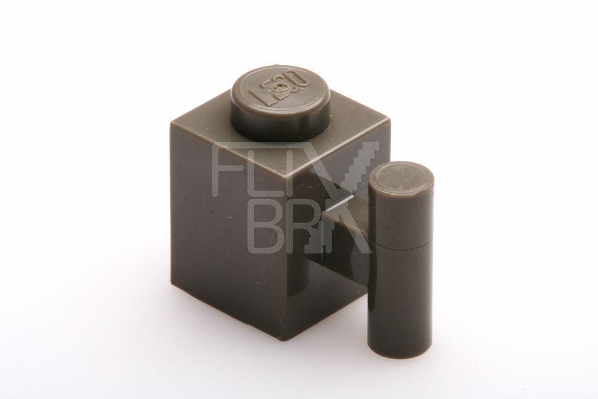 1x1 modifizierter Stein mit Griff altdunkelgrau