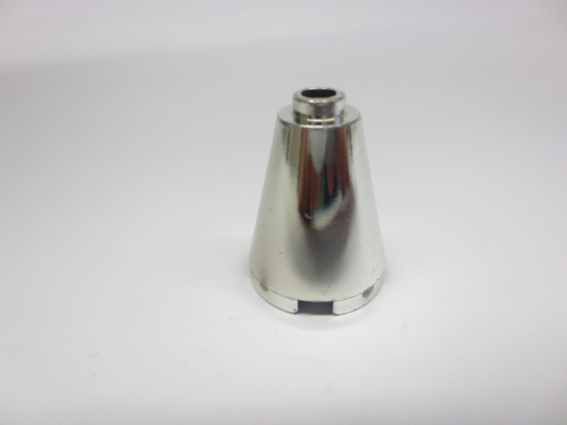 2x2x2 runder Kegel chrom-silber