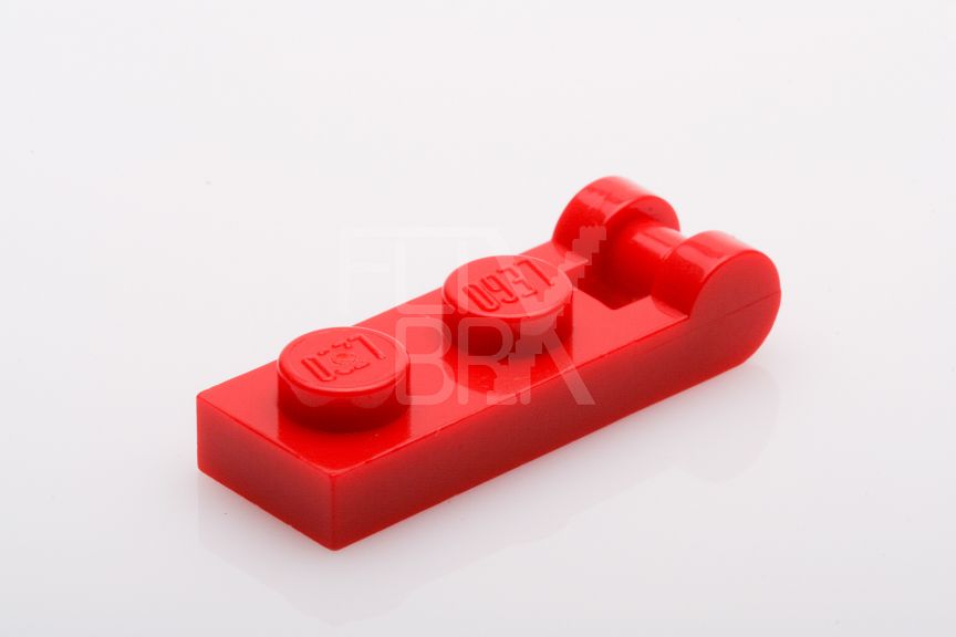 1x2 modifizierte Platte mit Halter rot