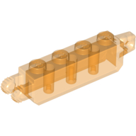 Scharnierstein 1x4  transparent-orange
