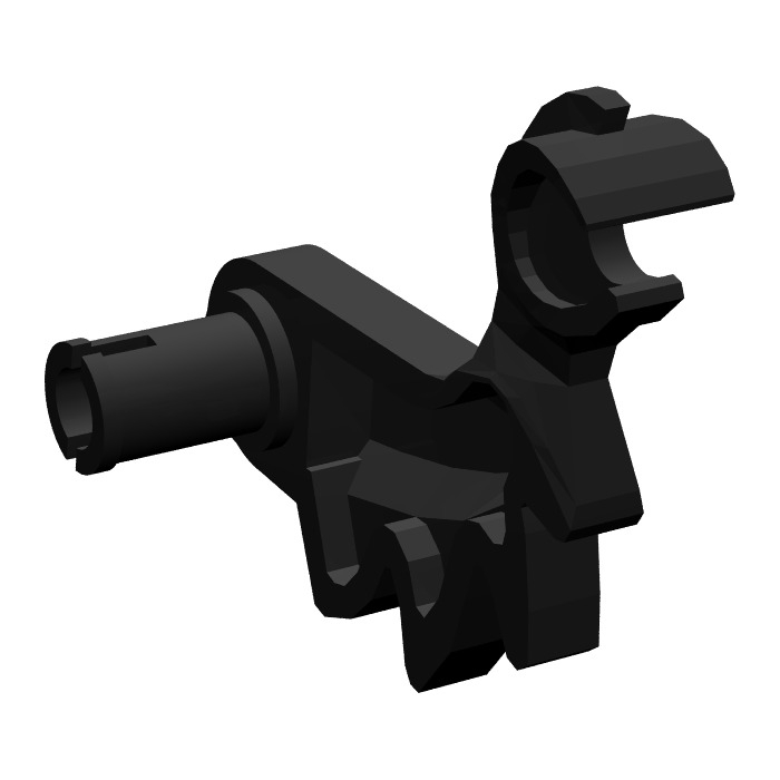 Drachen / Dinosaurier Arm links schwarz