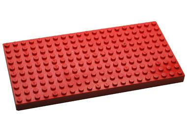 10x20 Stein / Platte  rot