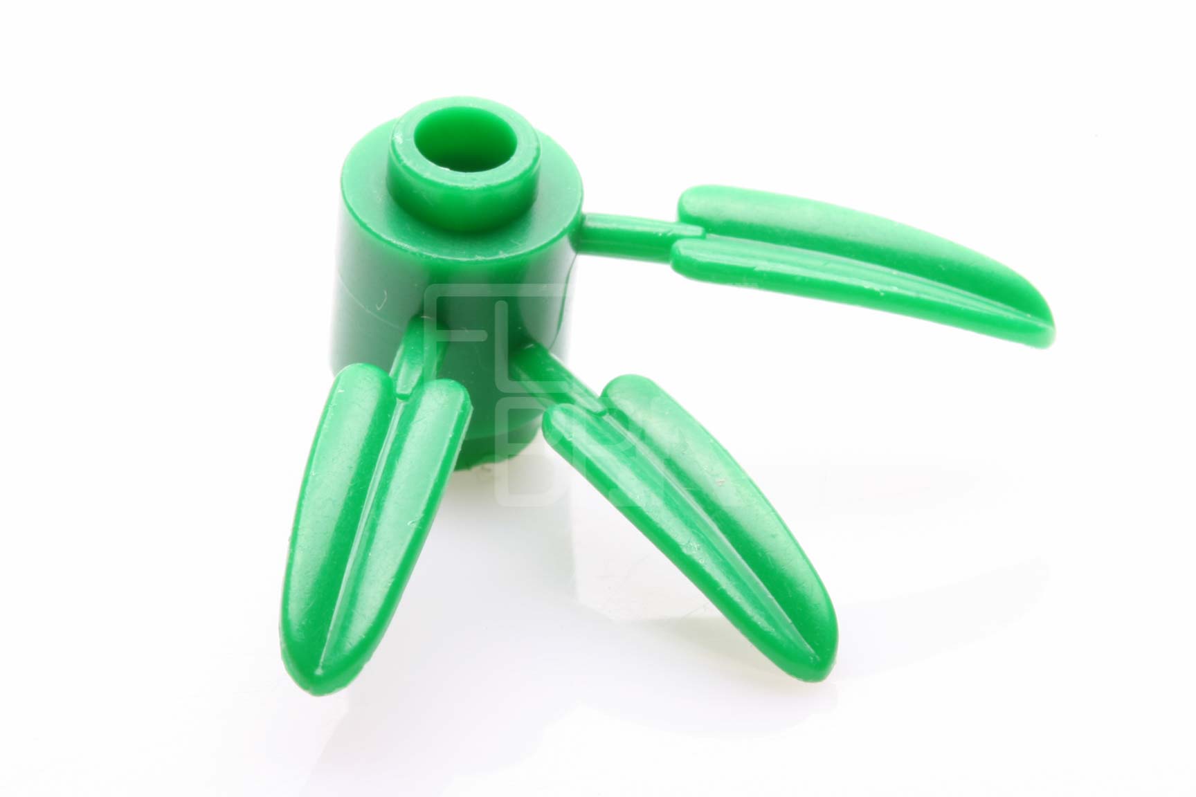 1x1 Pflanze mit 3 Blätter grün