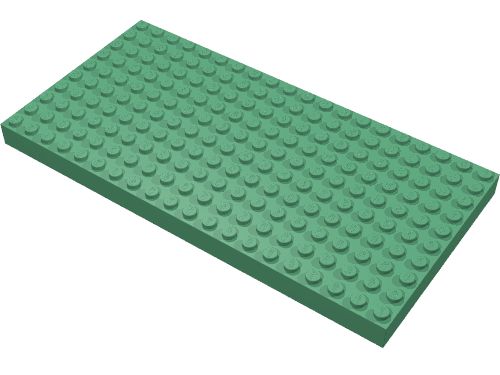 10x20 Stein / Platte  grün