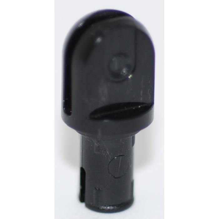 1x2 Scharniergelenk 2 Finger mit Pin  schwarz