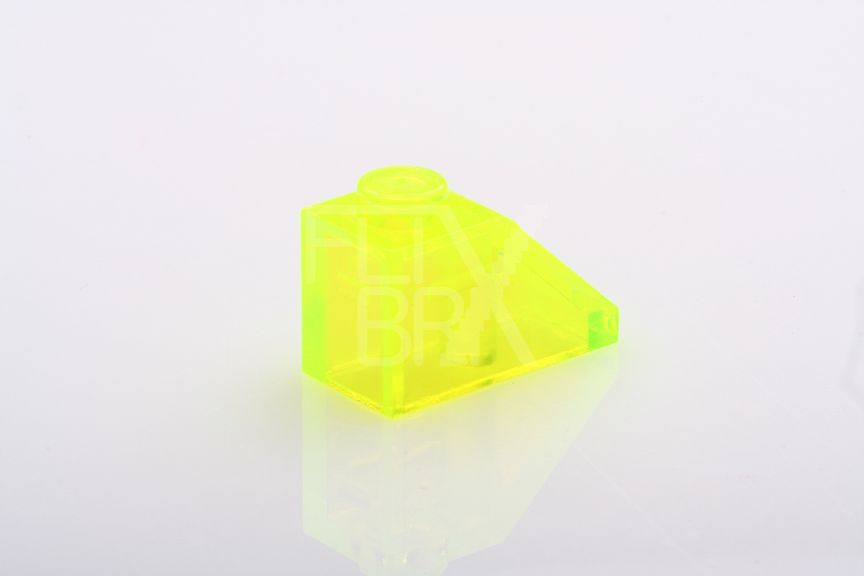 1x2 Dachstein Klein transparent-neongelb