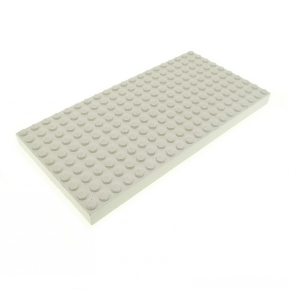 10x20 Stein / Platte  weiss