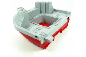 19x22 Boot Heck / Hinterteil rot