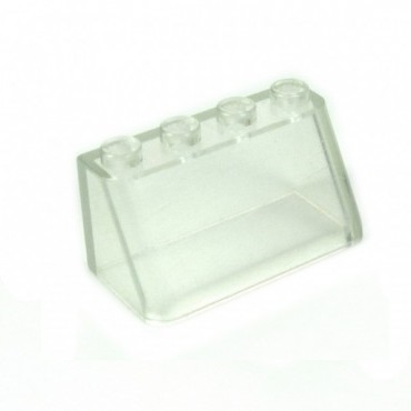 2x4x1 2/3 Windschutzscheibe classic transparent-weiss