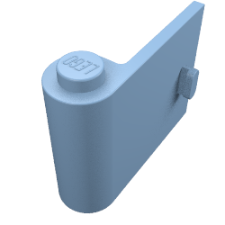 1x3x2 linke Tür  mediumblau