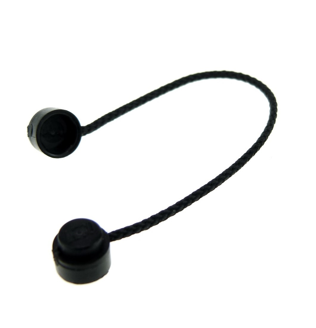 Seil mit Endnoppen 11L schwarz