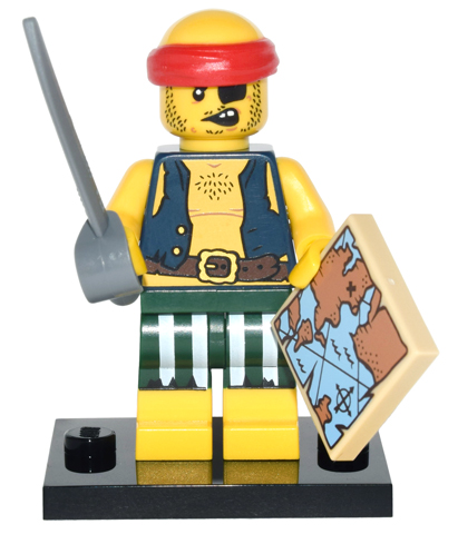 LEGO® Minifigur aus Serie 16 Scallywag Pirate 