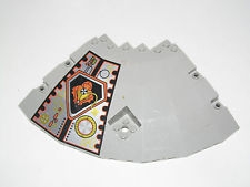 14x14x2 UFO Viertel 1/4 Paneel mit Ufo Aufdruck links althellgrau