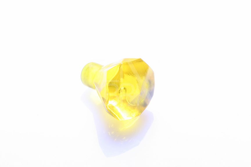 1x1 Diamant transparent-gelb