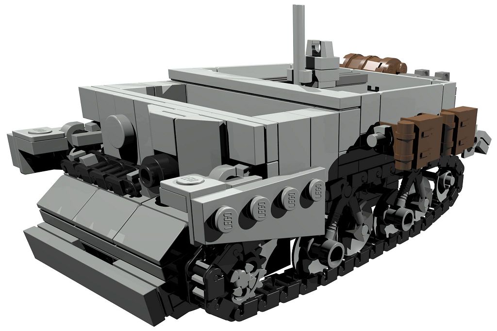 Bauanleitung für Bren MG Träger 