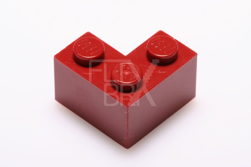 2x2 Eckstein dunkelrot