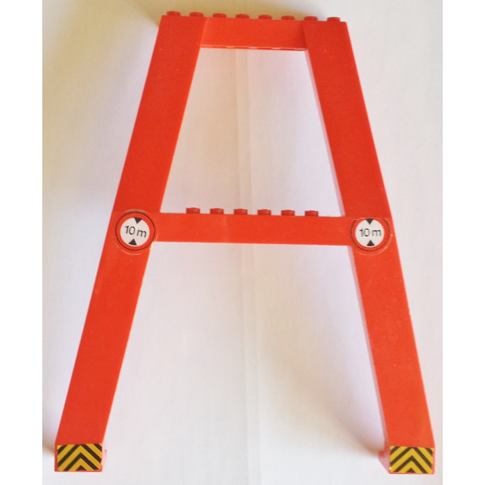 2x16x16 Kran Basisteil mit Sticker aus Set 6542