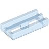 1x2 Gitterfliese Grille transparent-hellblau
