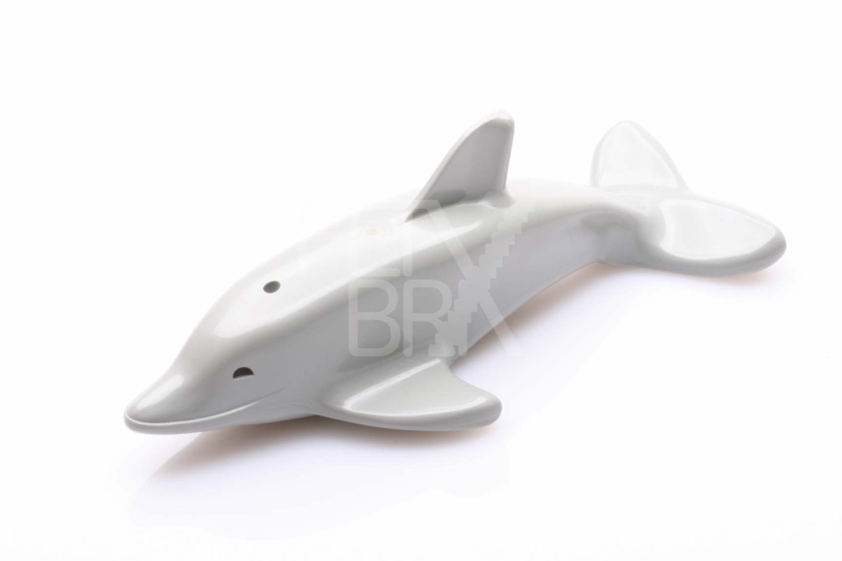 Tier Delphin althellgrau