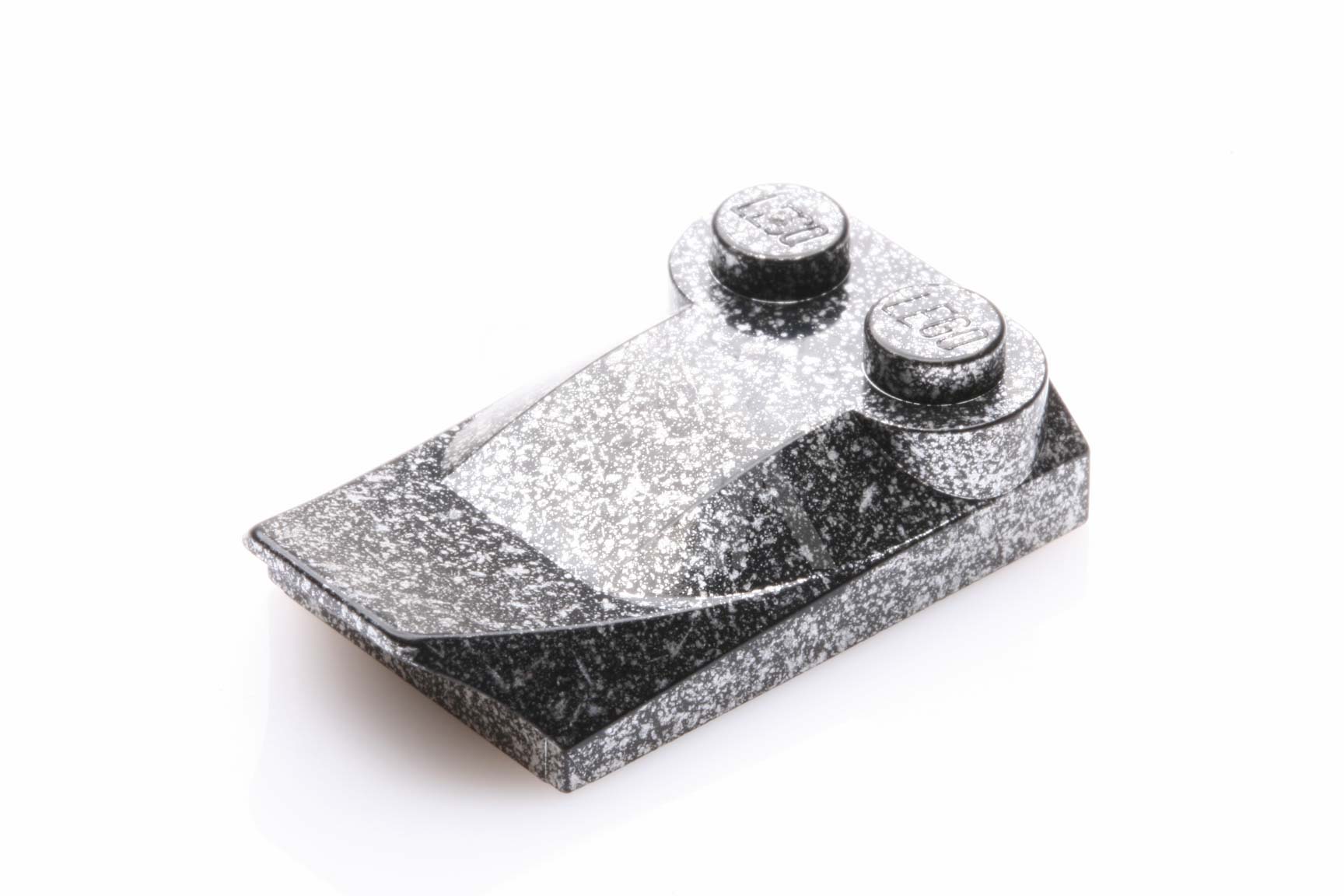 2x3x2/3 modifizierter Keilstein mit Bogen / Flügel am ende titan