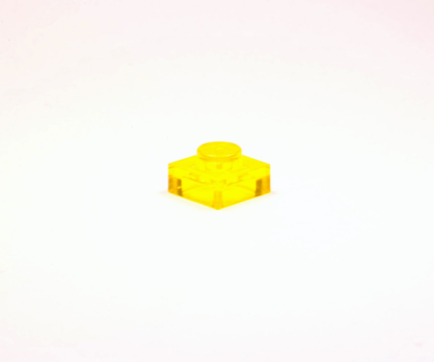 1x1 Platte transparent-gelb