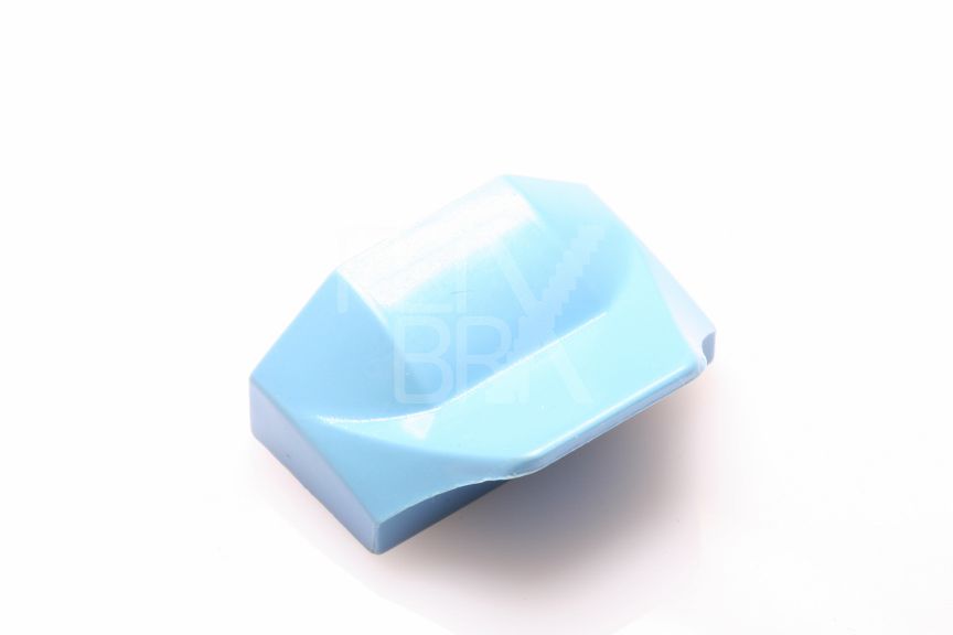 1x2x2/3 Platte mit Bogen und Flügel mittelblau