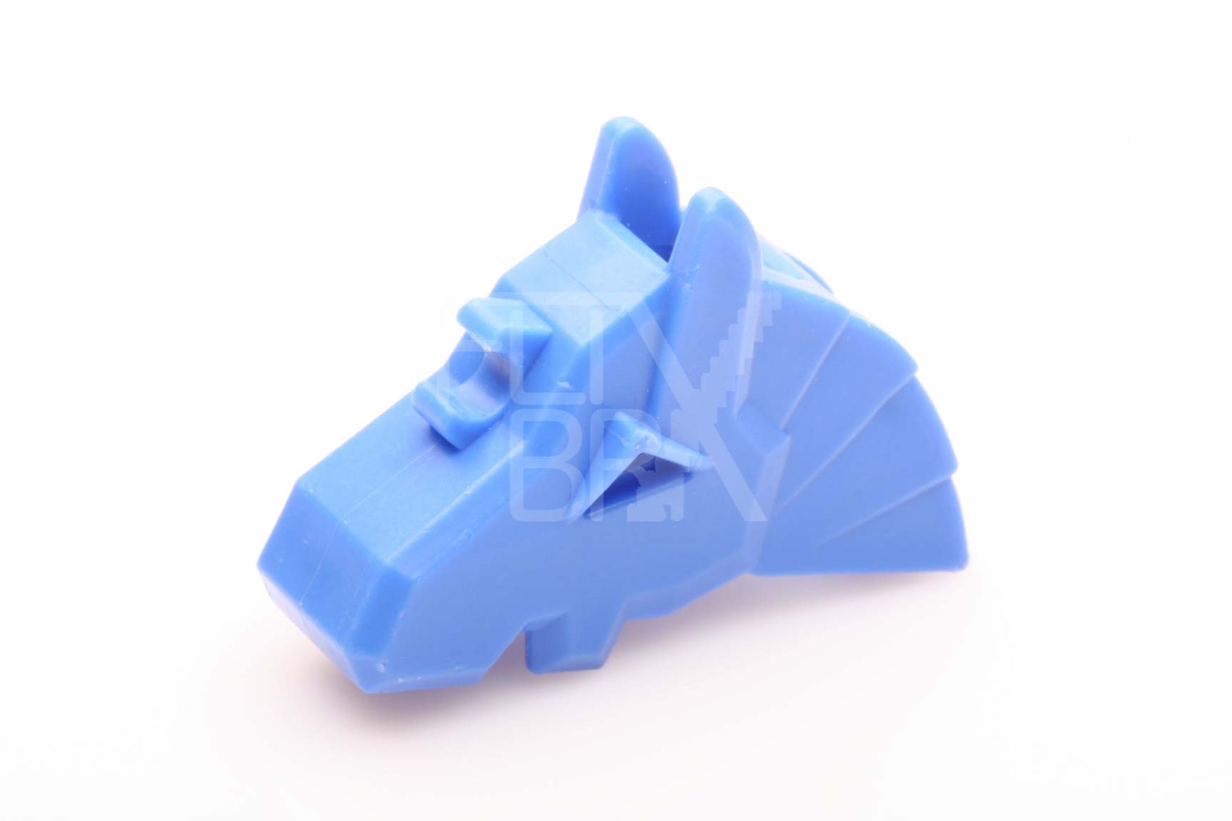 Helm für Pferd Rüstung/Panzerung lila-blau