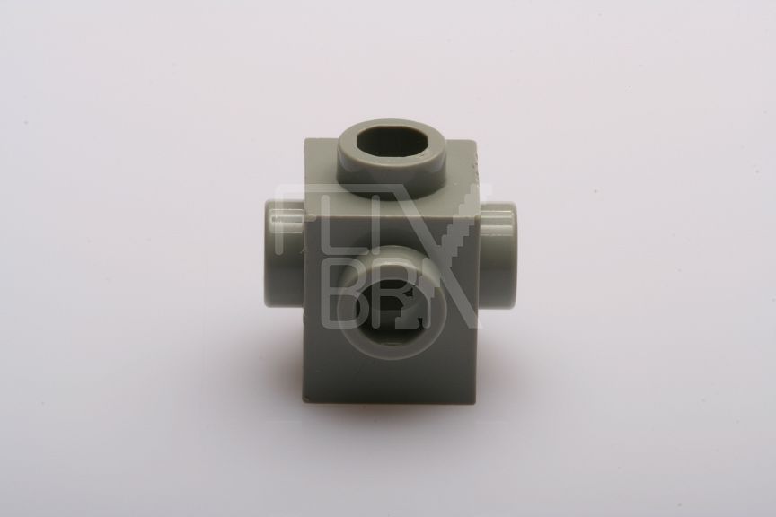 1x1 modifizierter Stein mit 4 Noppen althellgrau