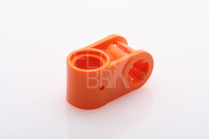 1x2 Liftarm (Achse + Pin) Verbinder 90° orange