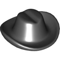 Minifigur Hut / Cowboy  schwarz