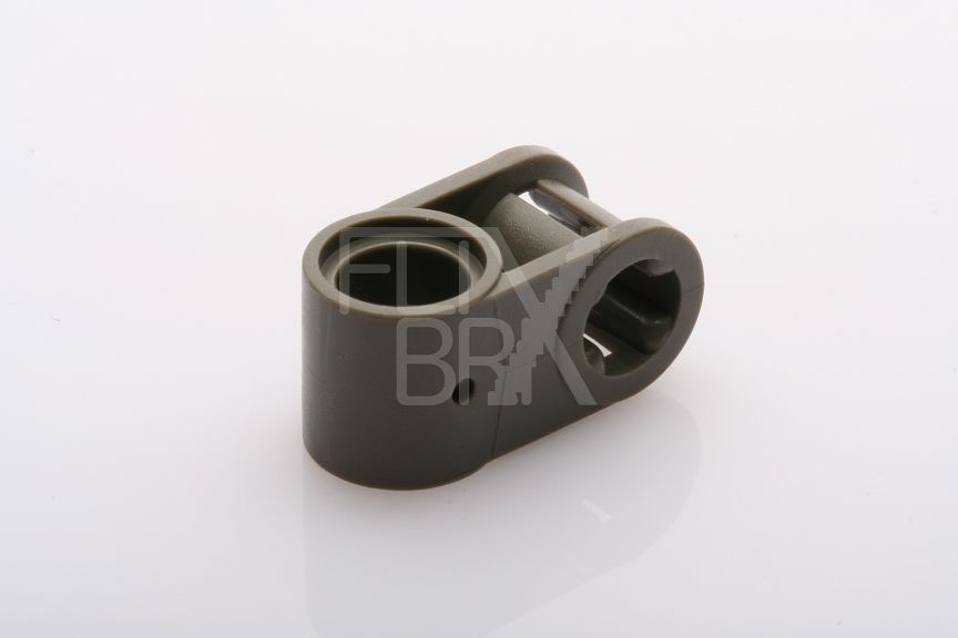 1x2 Liftarm (Achse + Pin) Verbinder 90° altdunkelgrau