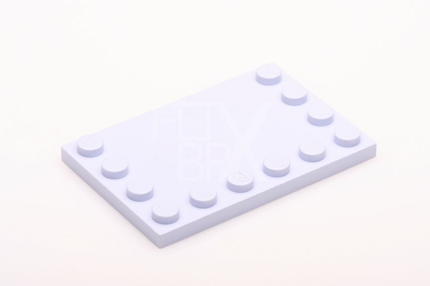 4x6 modifizierte Fliese mit Noppen am Rand flieder