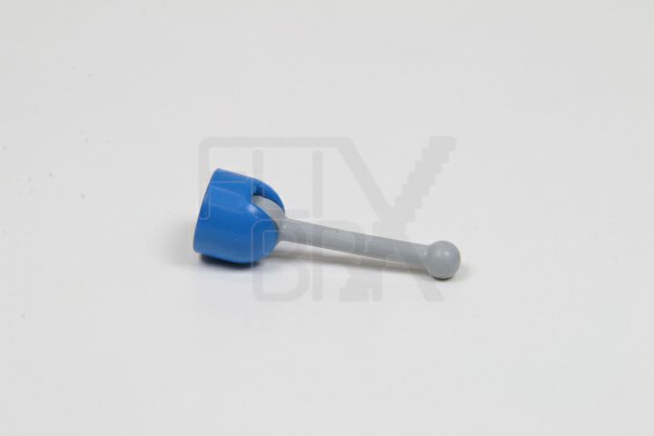 1x1 Kleiner Hebel neuhellgrau Basis  blau