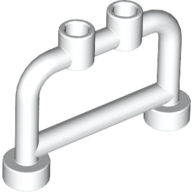 1x4x2 Zaun / Absperrung weiss