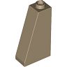 1x2x3 Dachstein 75° dunkelbeige