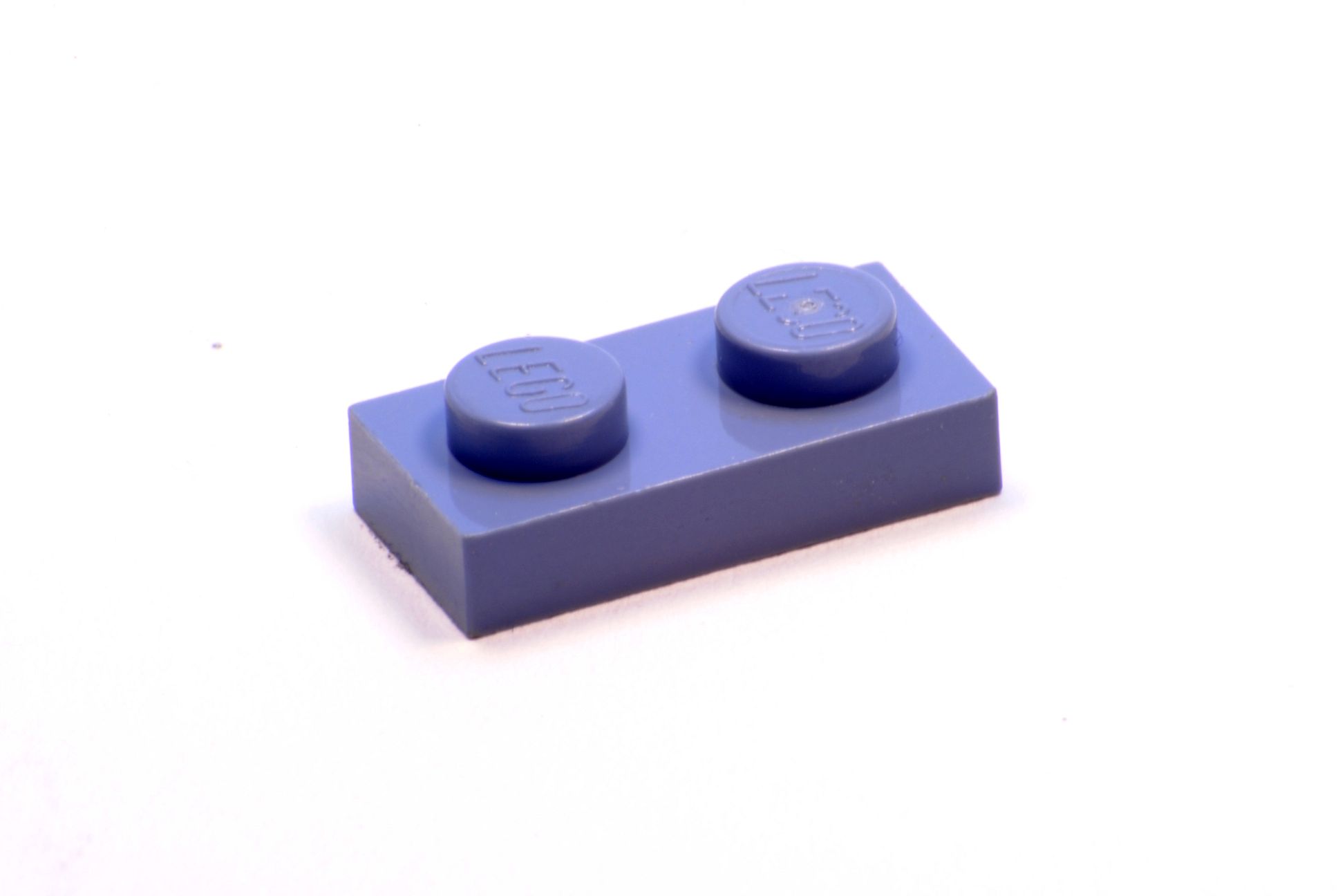 1x2 Platte sandblau